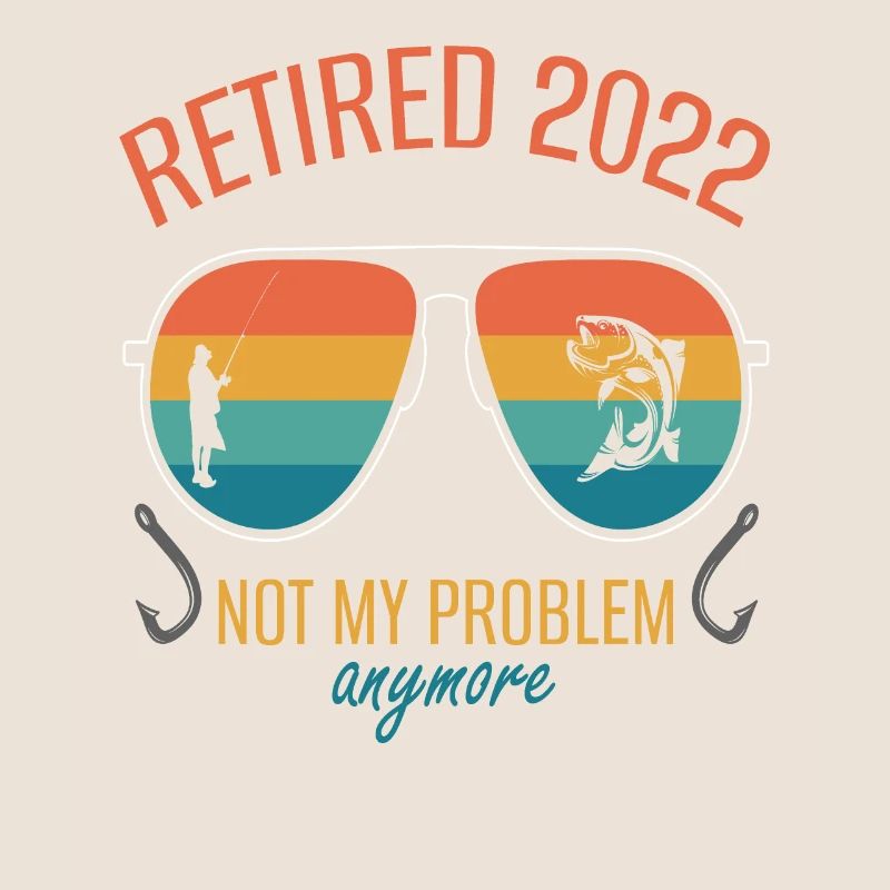 Retraité 2022 Lunettes de soleil Plus mon problème
