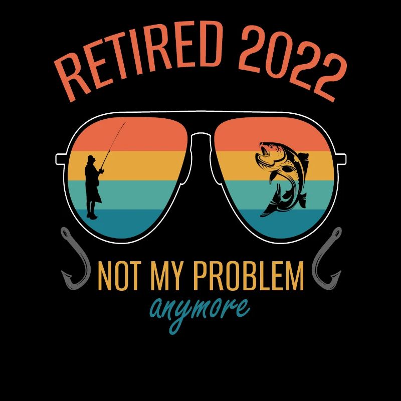 Retraité 2022 Lunettes de soleil Plus mon problème