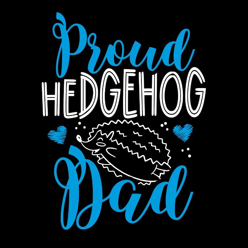 Stolzer Igel Papa