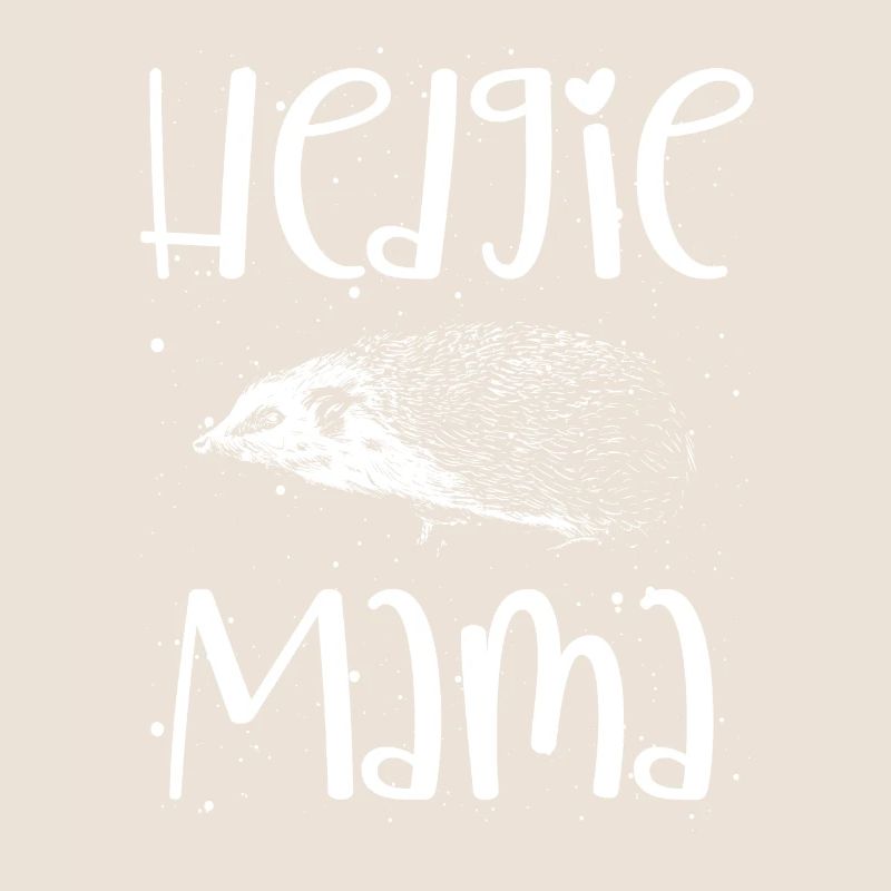 Maman hérisson doux