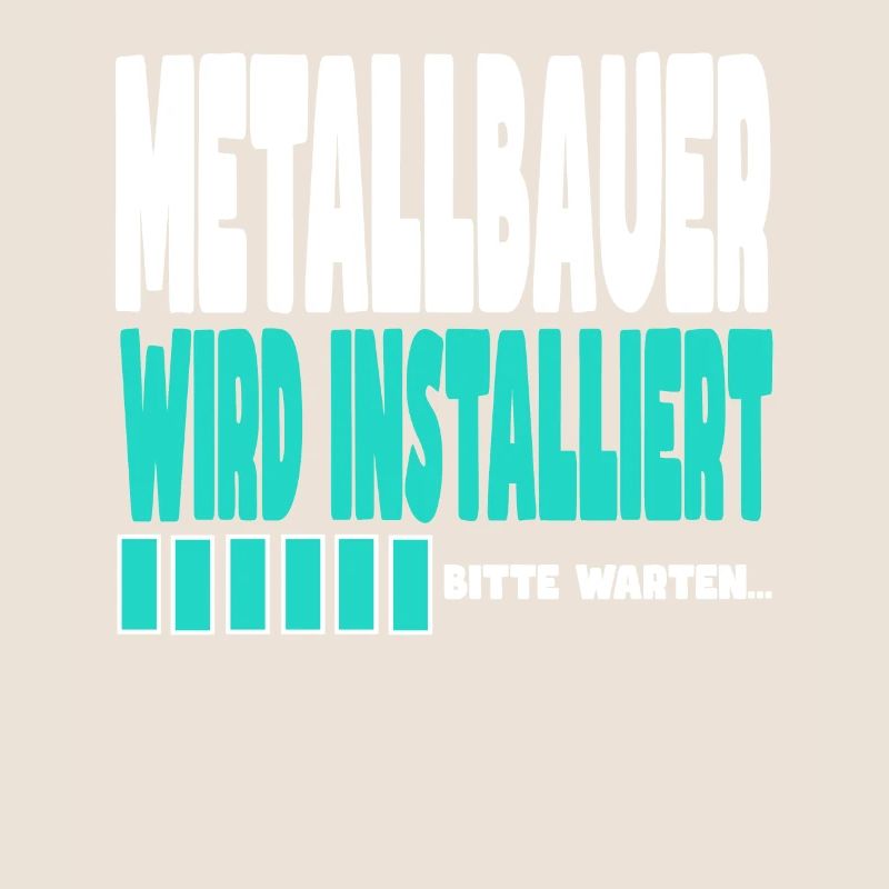 Metallbauer wird installiert