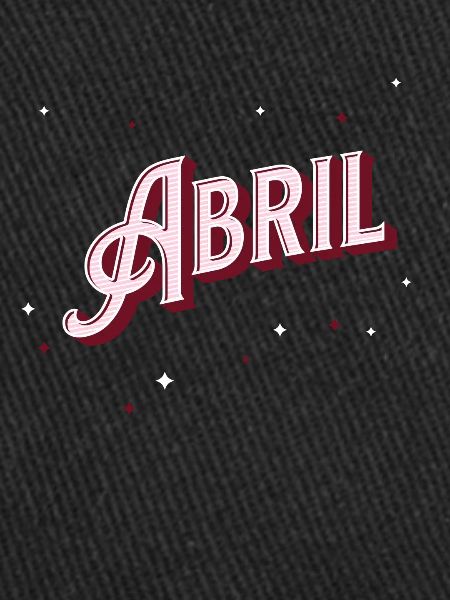 Abril name personalized