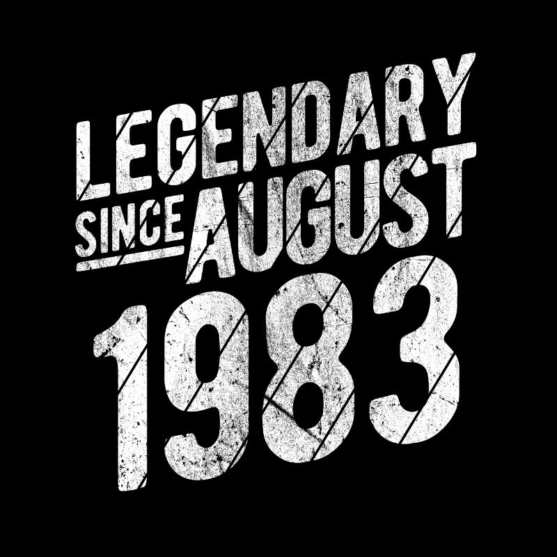 40th Birthday Gift Legendary Since August 1983 40