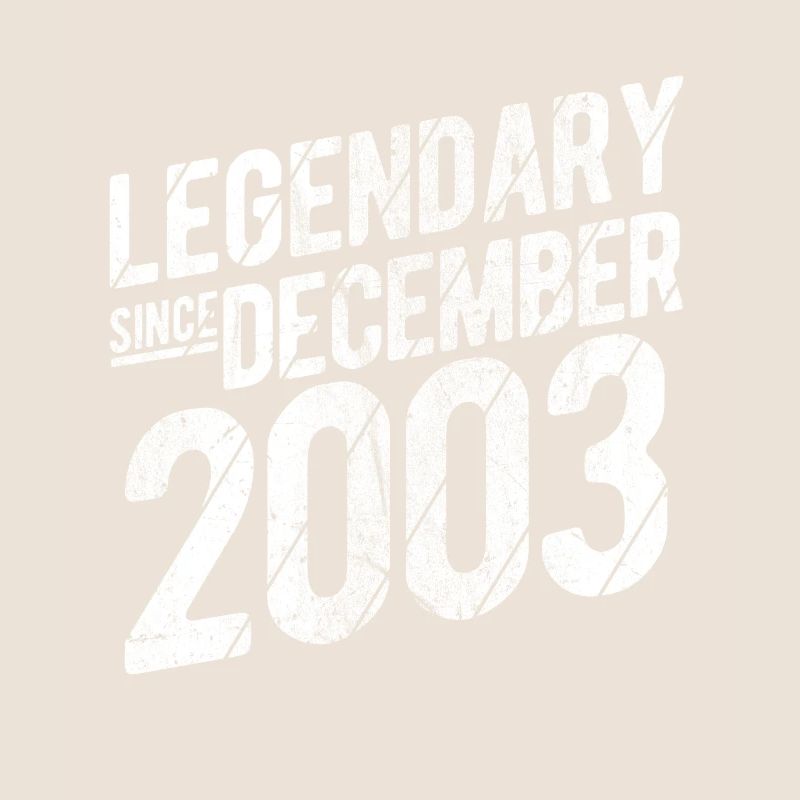 20th Birthday Gift Legendary Since December 2003 2