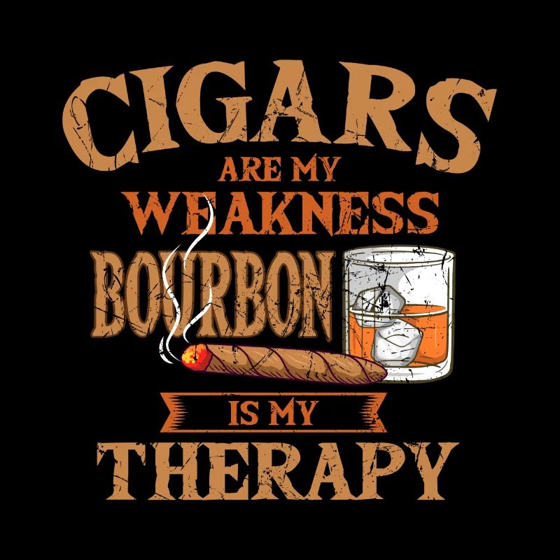 Zigarren Bourbon Smoker Whisky Trinker