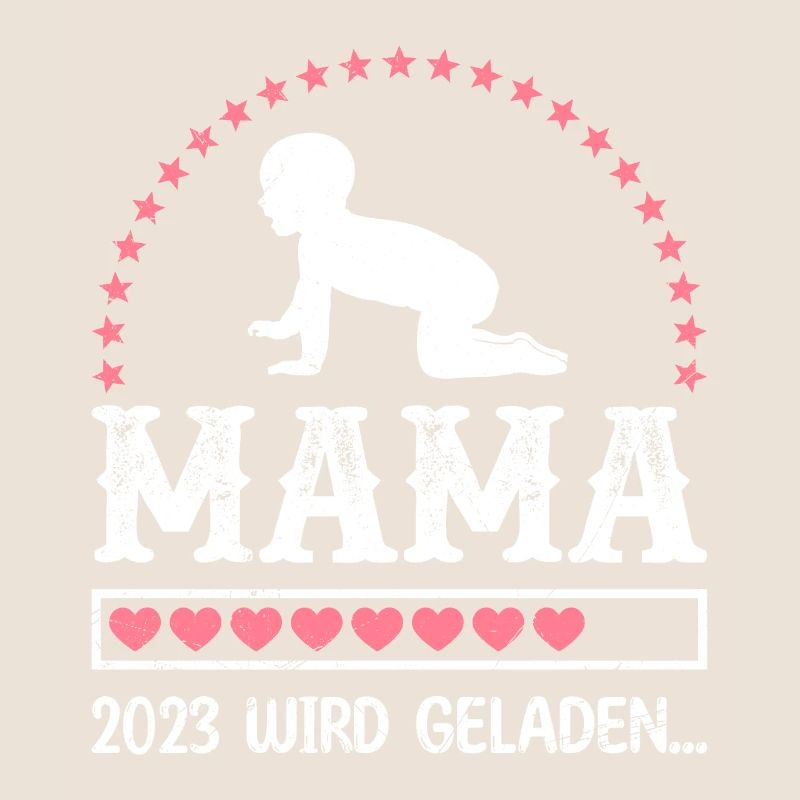 Mama 2023 loading Mutter schwanger Mädchen Mama