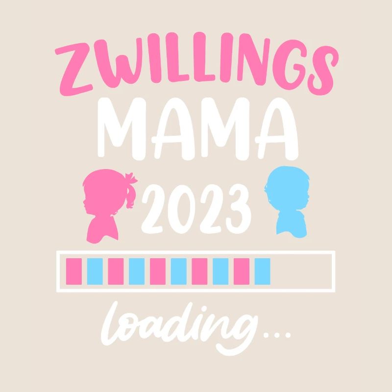 Zwillingsmama 2023 Zwillinge loading Junge Mädchen