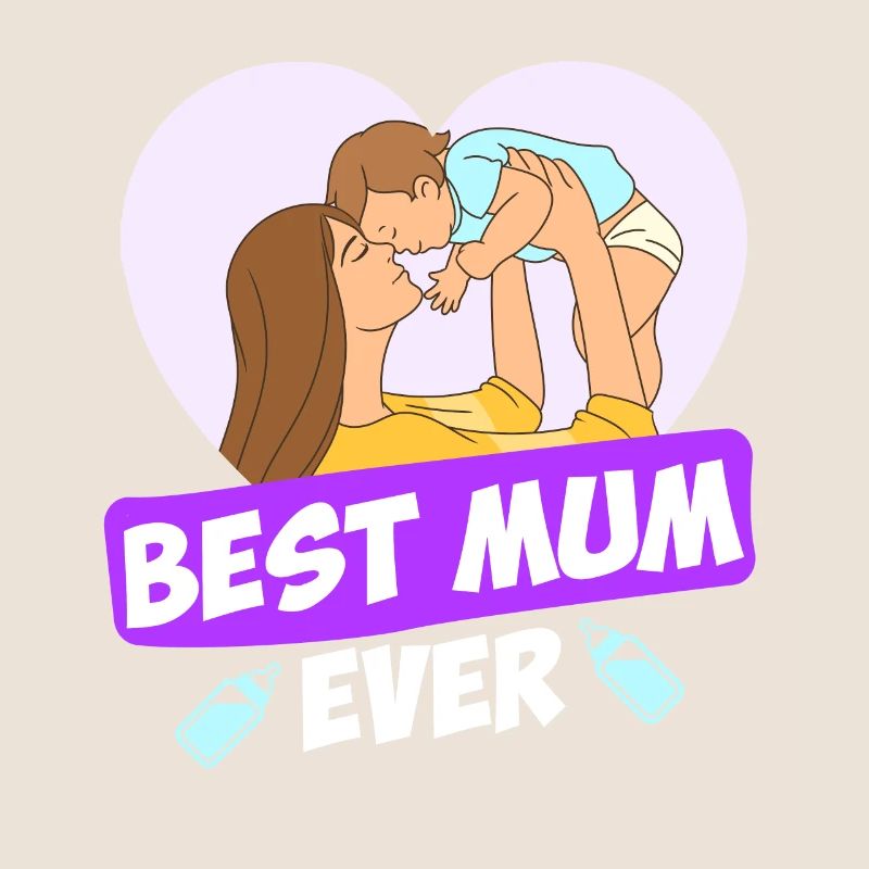 Best Mum Ever Beste Mama der Welt Mutter Kind