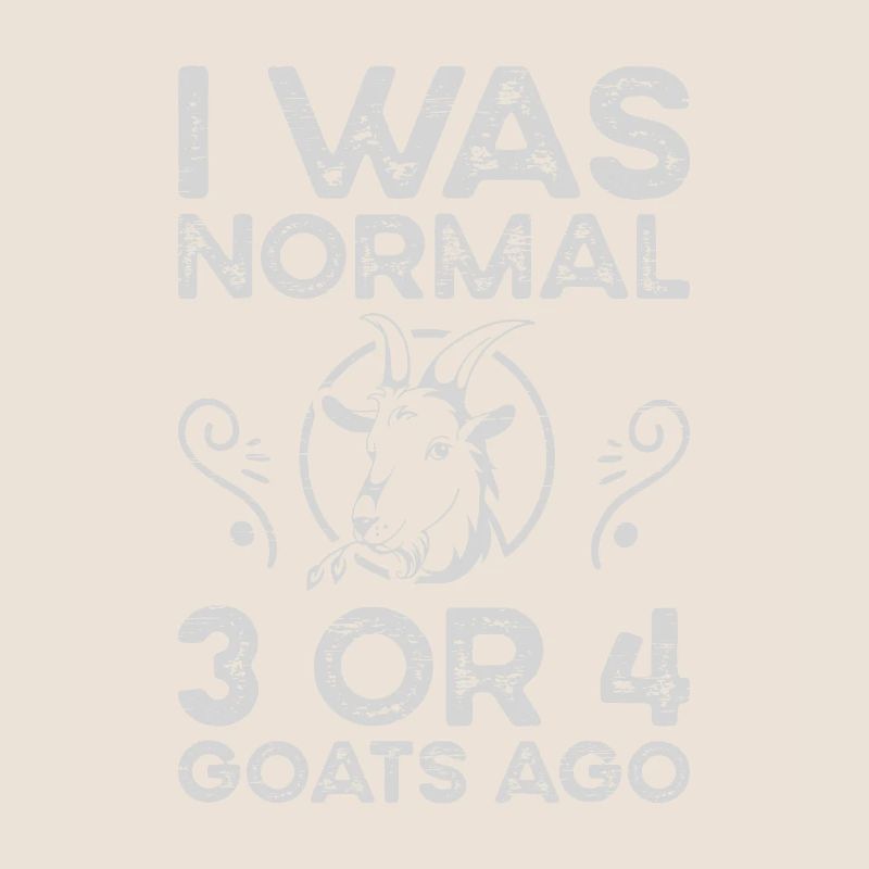 Ich war normal 3 oder 4 Ziegen vor Viehzucht