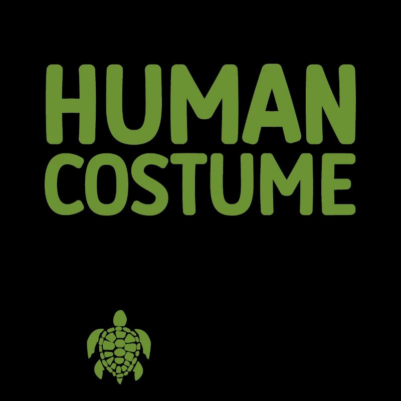 This is my human costume. I'm actually a turtle