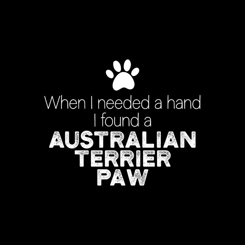 Hand Australian Terrier Pfote