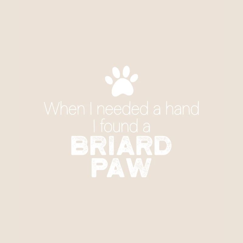 Main Briard Patte