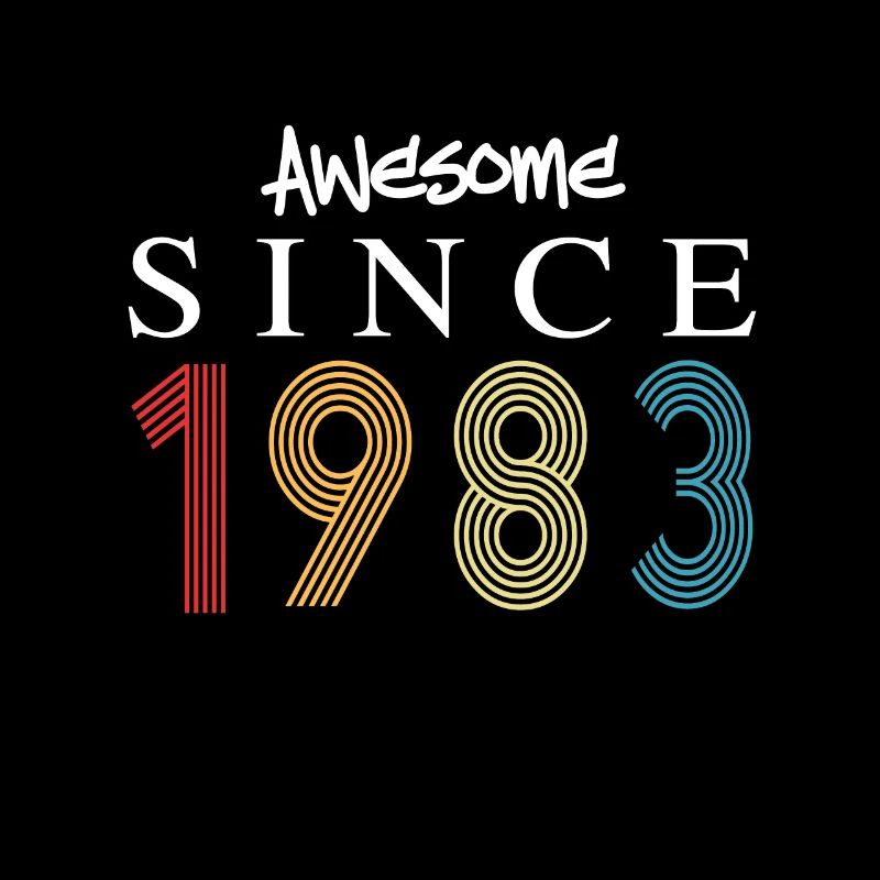 Awesome Since 1983 Geburtstag 1983 Vintage 1983