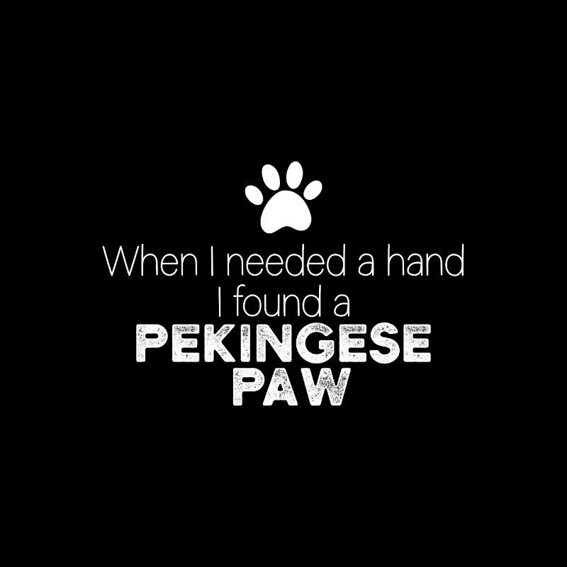 Hand Pekingese Pfote