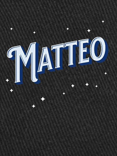 Matteo name personalized