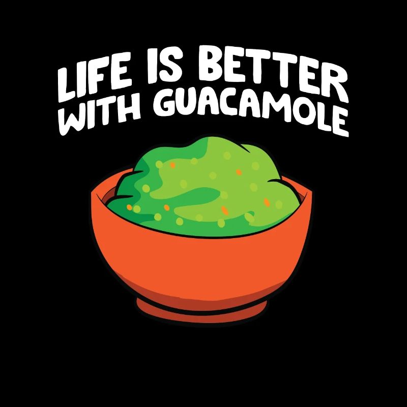 Avocado-Guacamole Liebe Das Leben ist besser mit