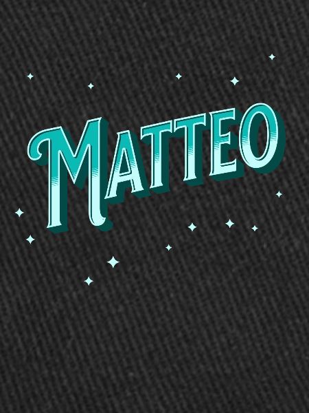 Matteo name personalized