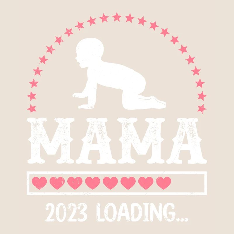 Mama 2023 loading Mutter schwanger Mädchen Mama