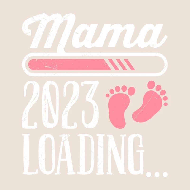 Mama 2023 loading Mutter schwanger Mädchen Mama