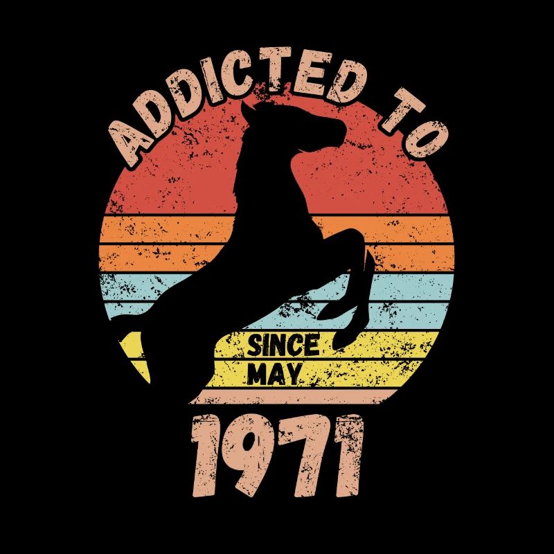 Geburtstag Pferde Reiten Mai 1971