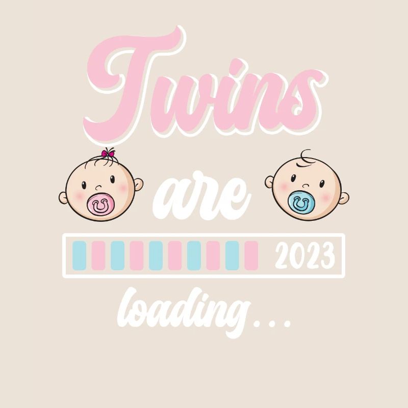 Zwillingsmama Zwillinge loading Junge Mädchen Mama