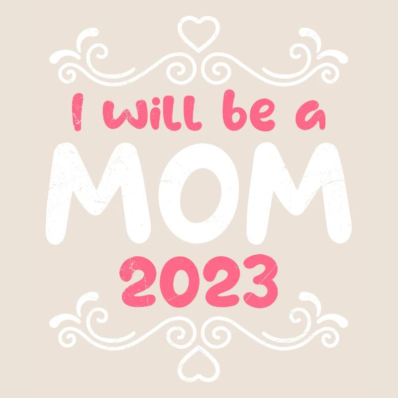 Mama 2023 Ich werde Mutter Mädchen Mama