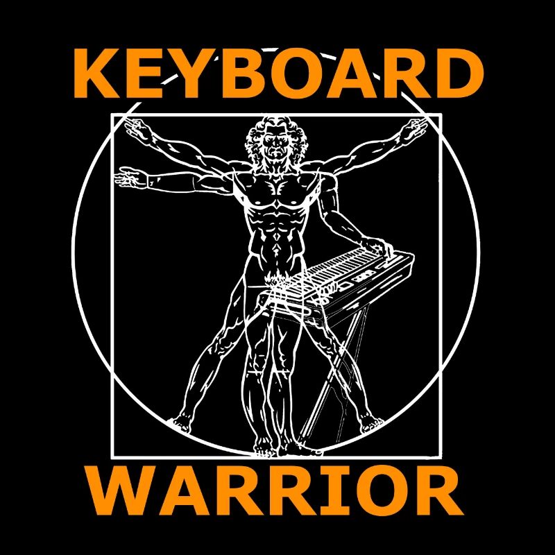 Keyboard Warrior Drôle Pianiste Claviériste Présent