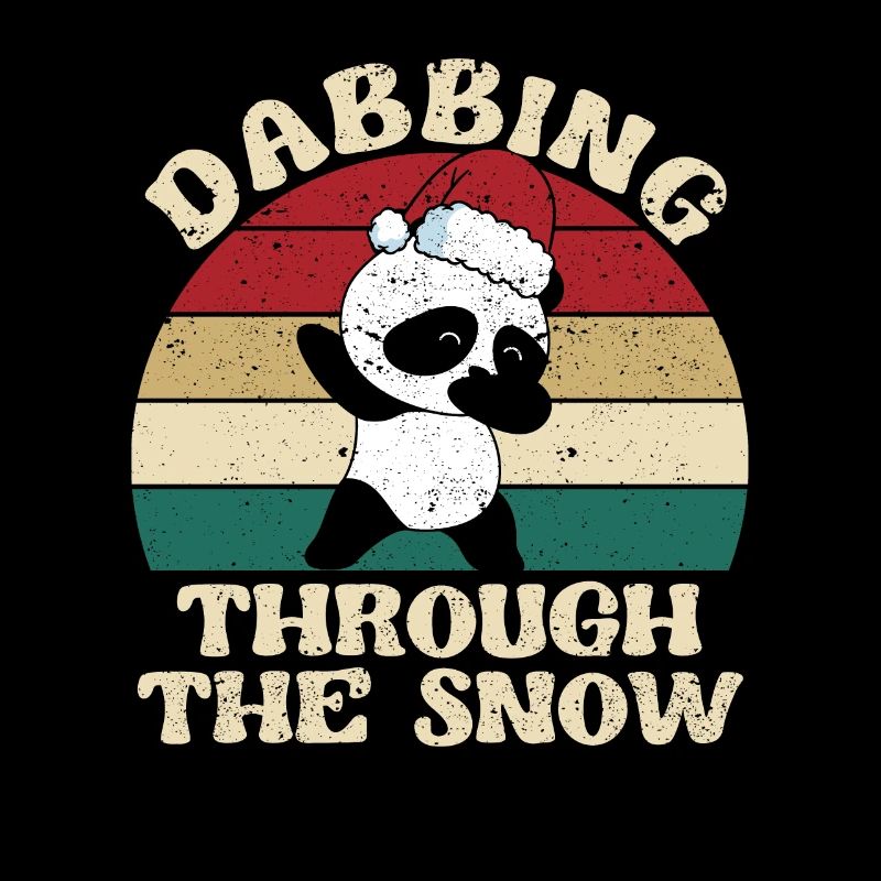 Panda Ours Dab Danse Noël Noël Dabbing Par