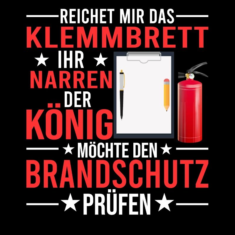 Reichet das Klemmbrett Brandschutzbeauftragter
