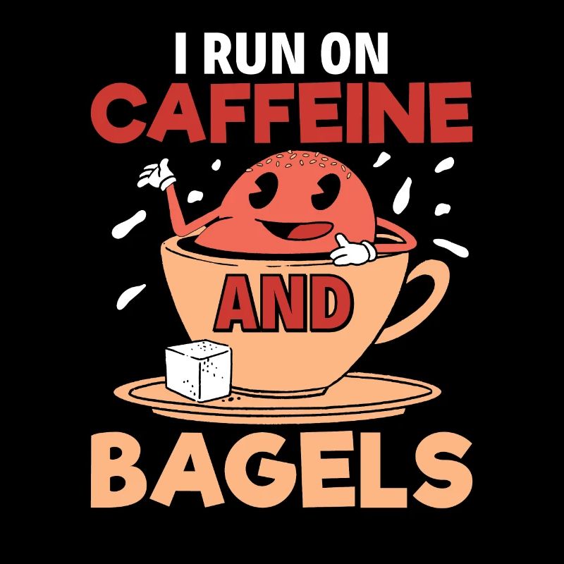 Bagel Spruch Geschenk