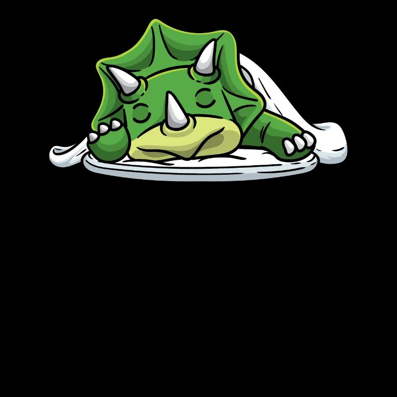 Schlafender Triceratops Dinosaurier Napping