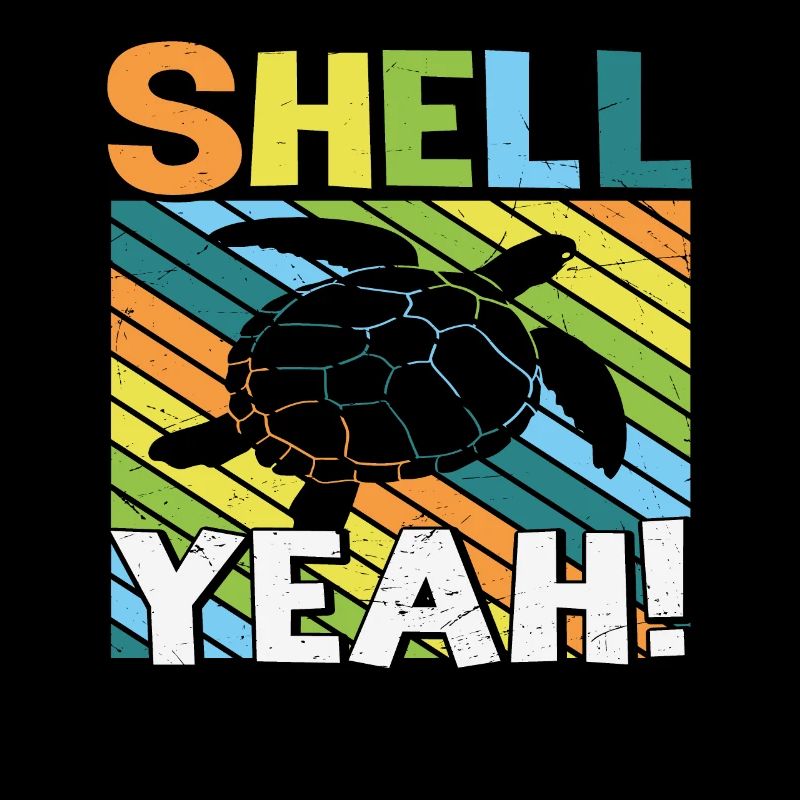Shell ja Turtle Turtles Lover Lustige Zitate