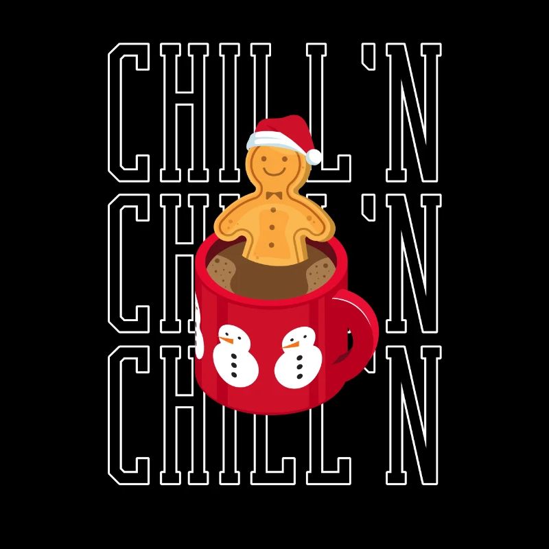 Chill’n Gingerbread Man Cookie Chocolat chaud