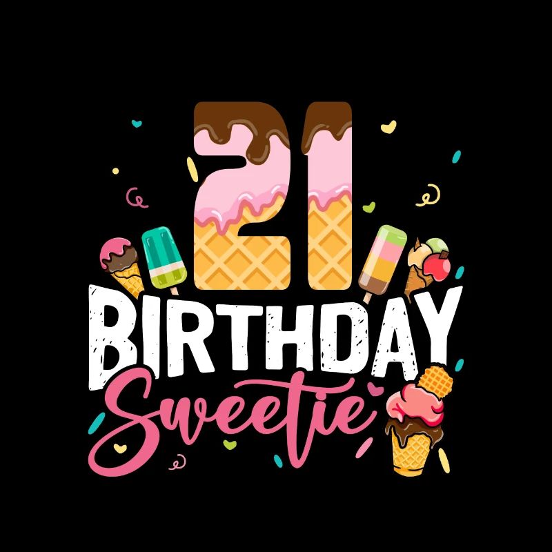 Dictons drôles 21 ans de crème glacée d’anniversaire
