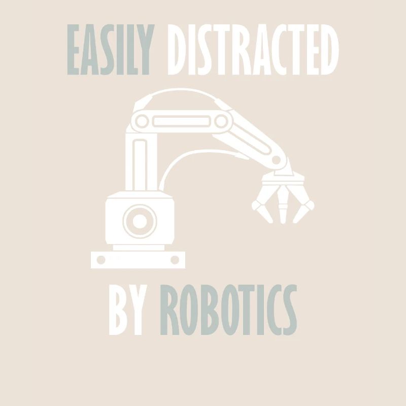 Abgelenkt von Robots Programming Coder Engineer