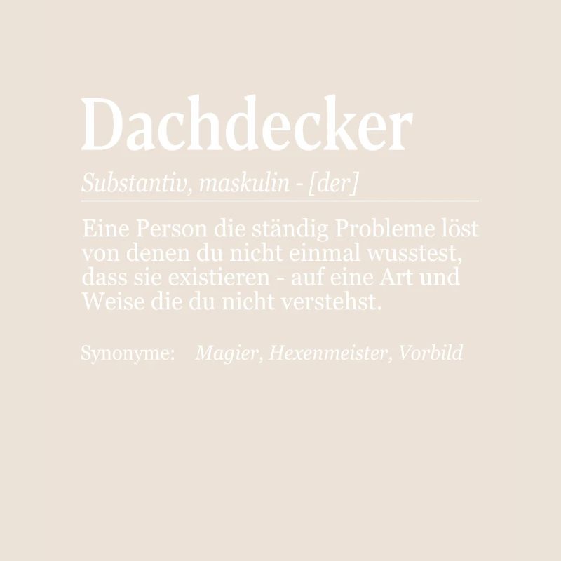 Dachdecker Definition