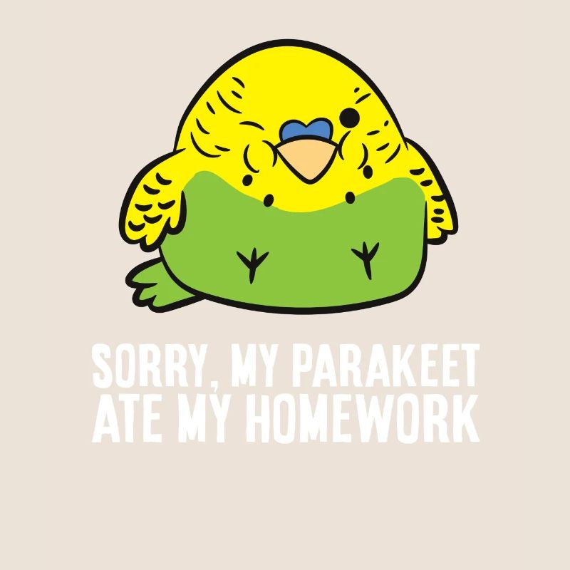 Désolé, ma perruche a mes devoirs