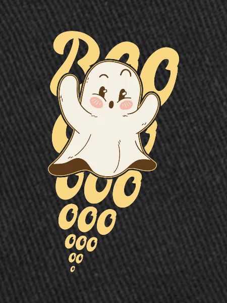 Boo halloween fantôme mignon