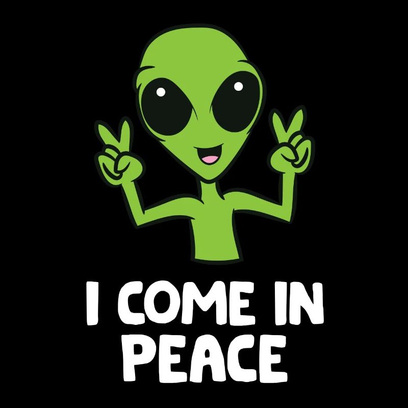 Alien I Come In Peace Space Rave EDM Musik Alien