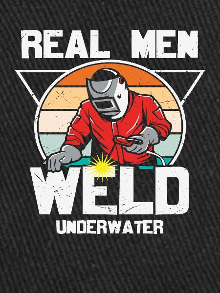Real Men Weld Underwater
