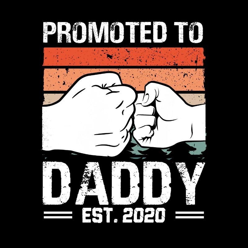 Befördert Zum Daddy 2020 Retro
