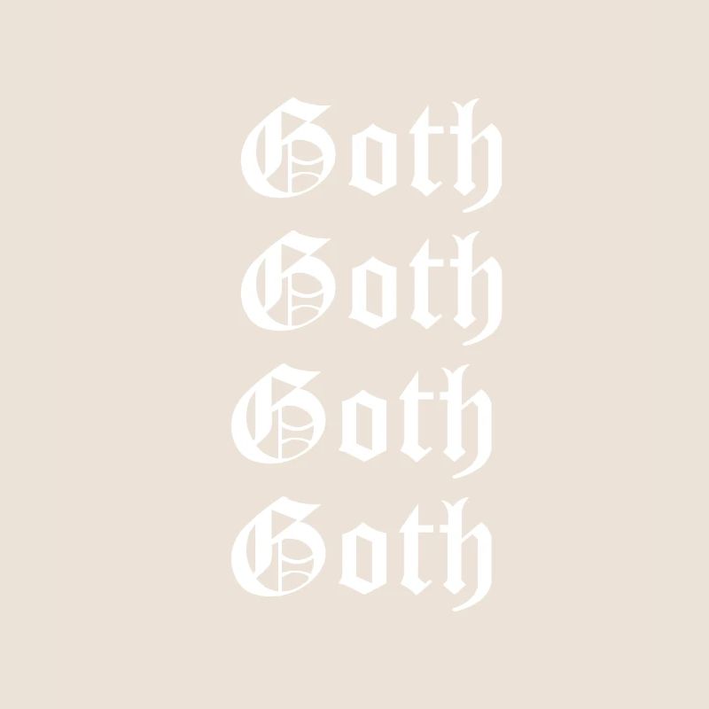 Goth Goth Goth Gothic