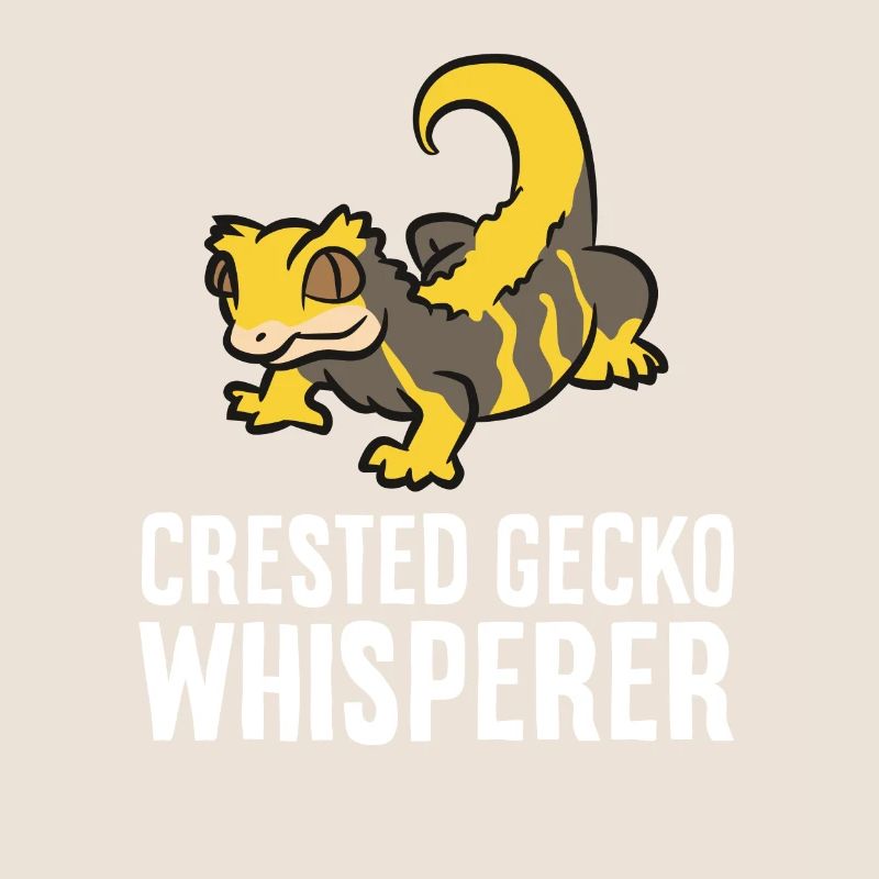 Crested Gecko Whisperer Reptile Lover Crested
