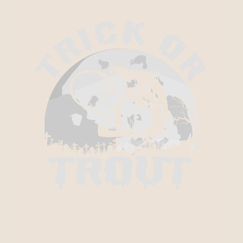 Lustiger Angeltrick oder Forellenangeln Halloween