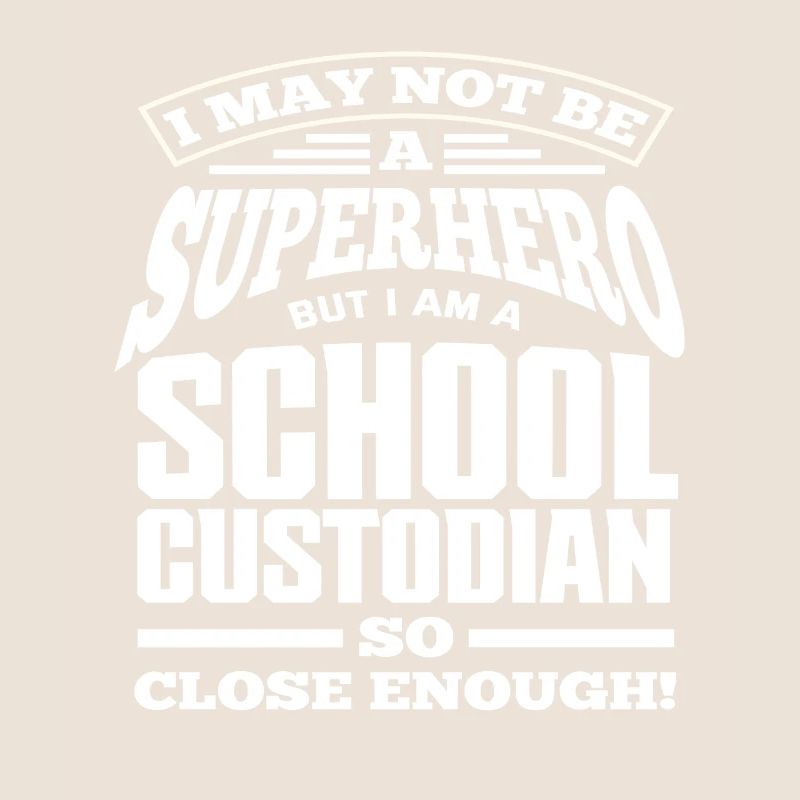 Super-héros concierge d’école
