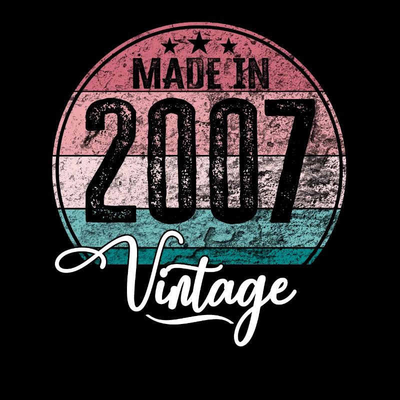 Millésime Fabriqué en 2007 Année de naissance 2007 Anniversaire