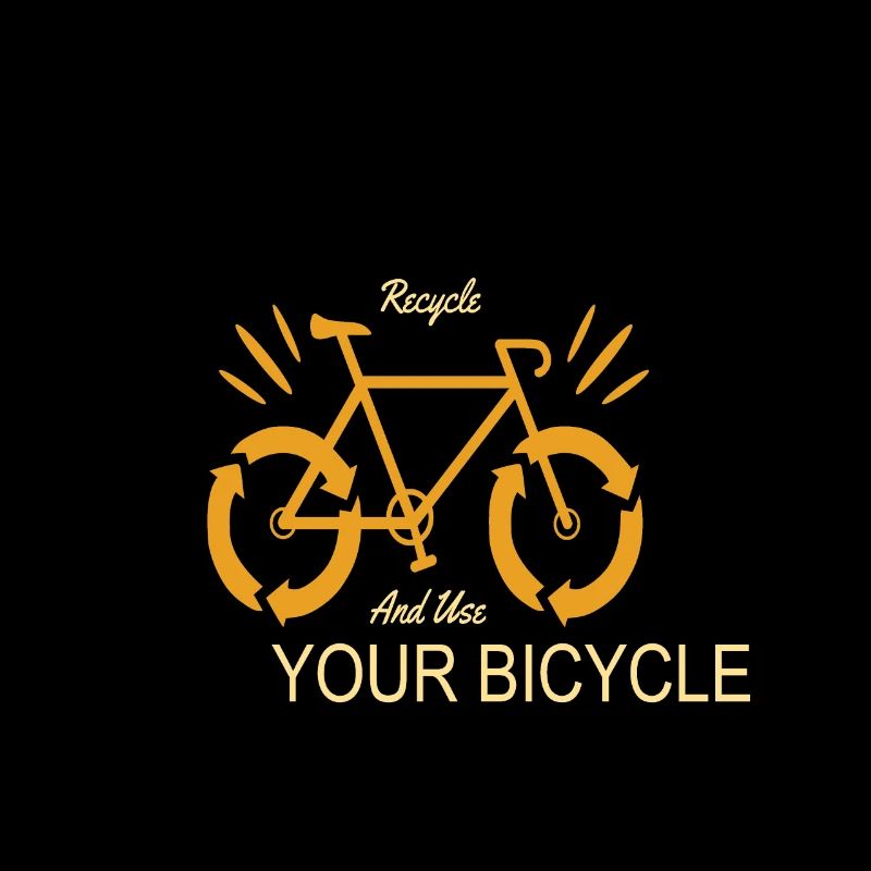Recycle And Use Your Bicycle Earth Protection