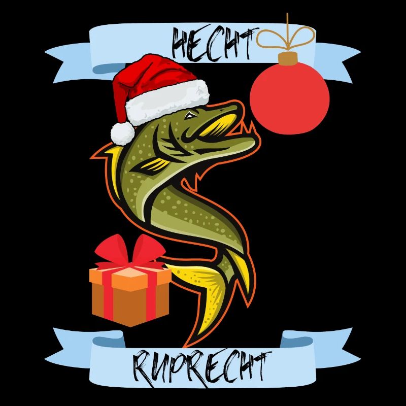 Hecht Ruprecht Weihnachts Angler