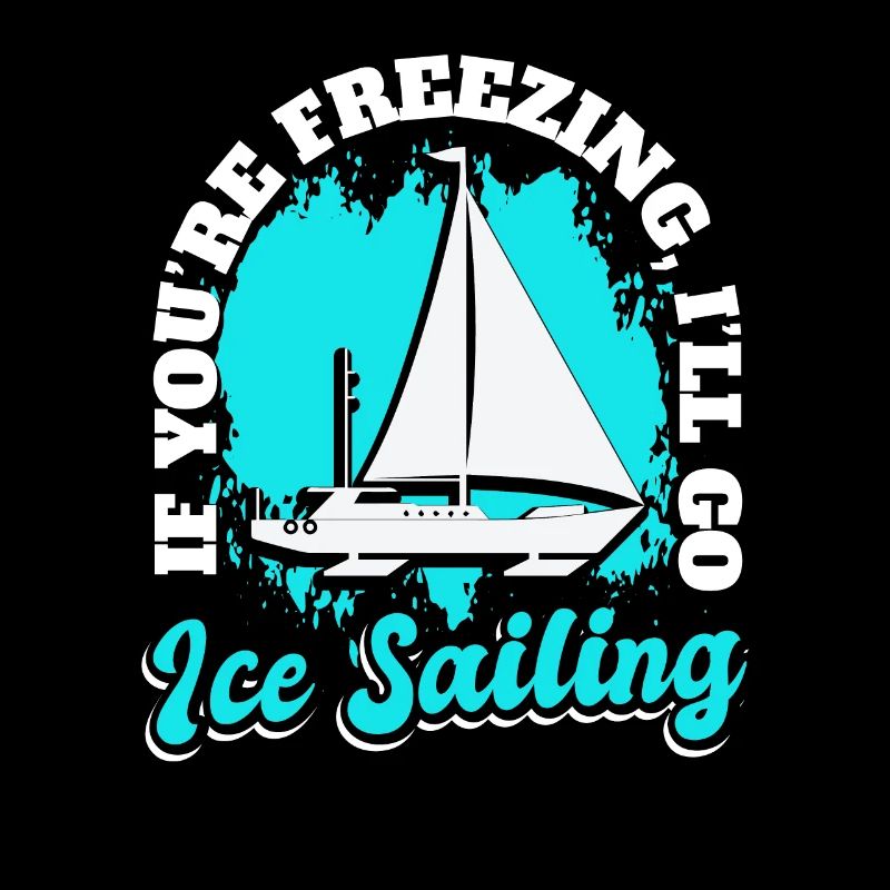 Bateau à glace voilier