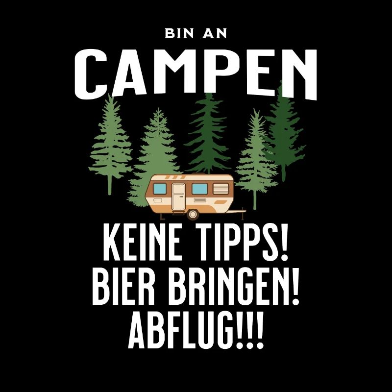 Camping Campen Wohnmobil im Wohnwagen